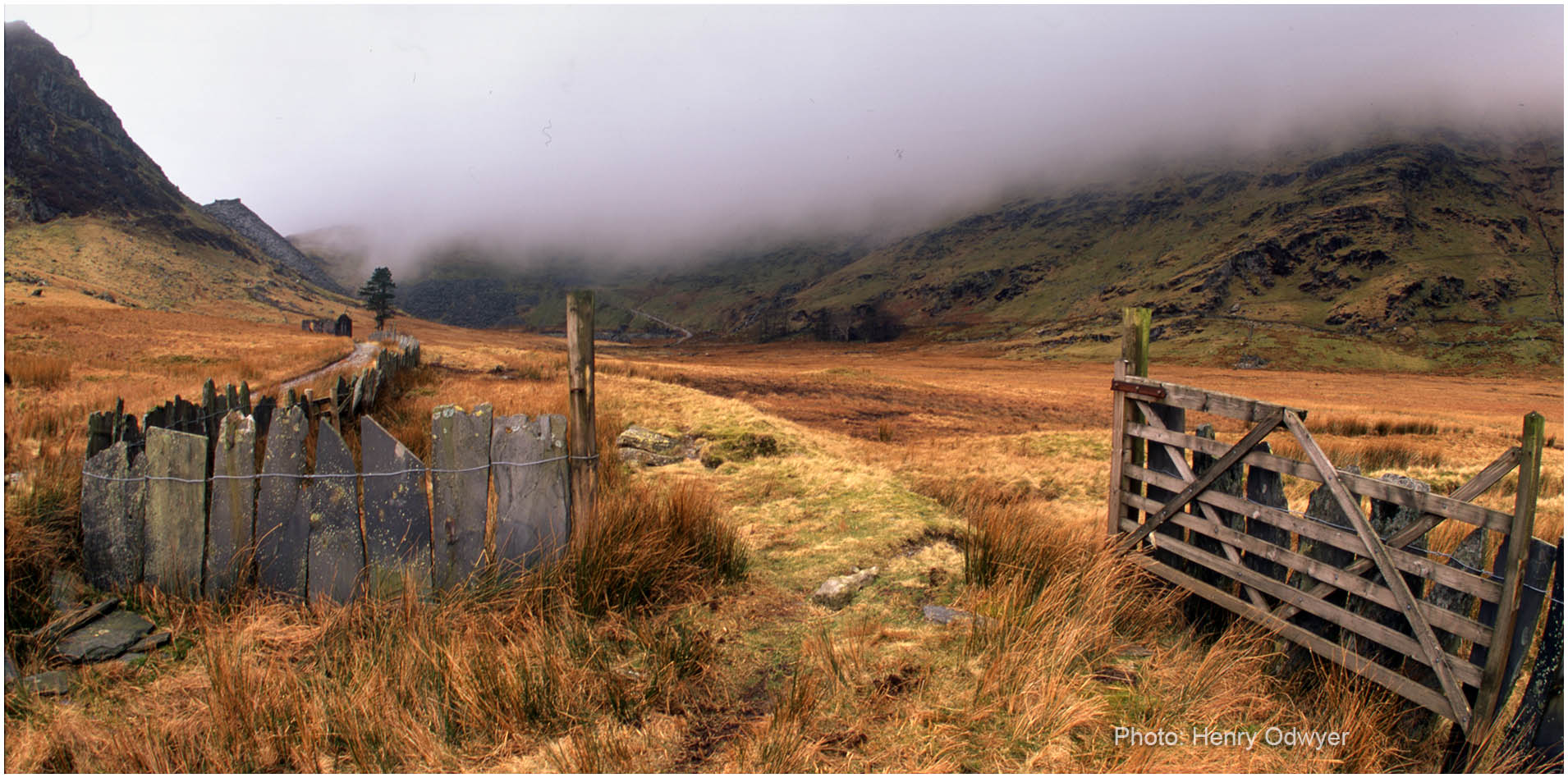 Cwm Orthin With a Mamiya RB67